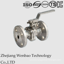 Investment Casting Flanged Ball Valve with GB Direct Mounting Pad